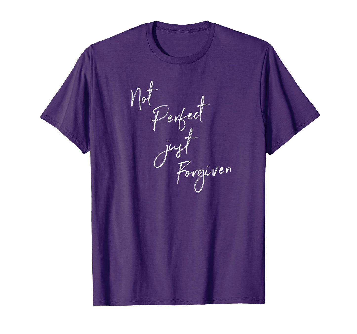 Not Perfect Just Forgiven Redeemed Christian Bible Gift T-Shirt