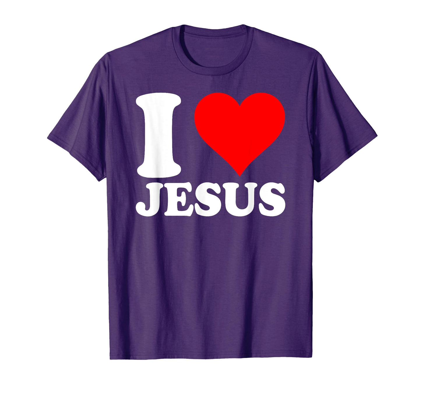 I Love Jesus Shirt I Red Heart Jesus Christian T-Shirt