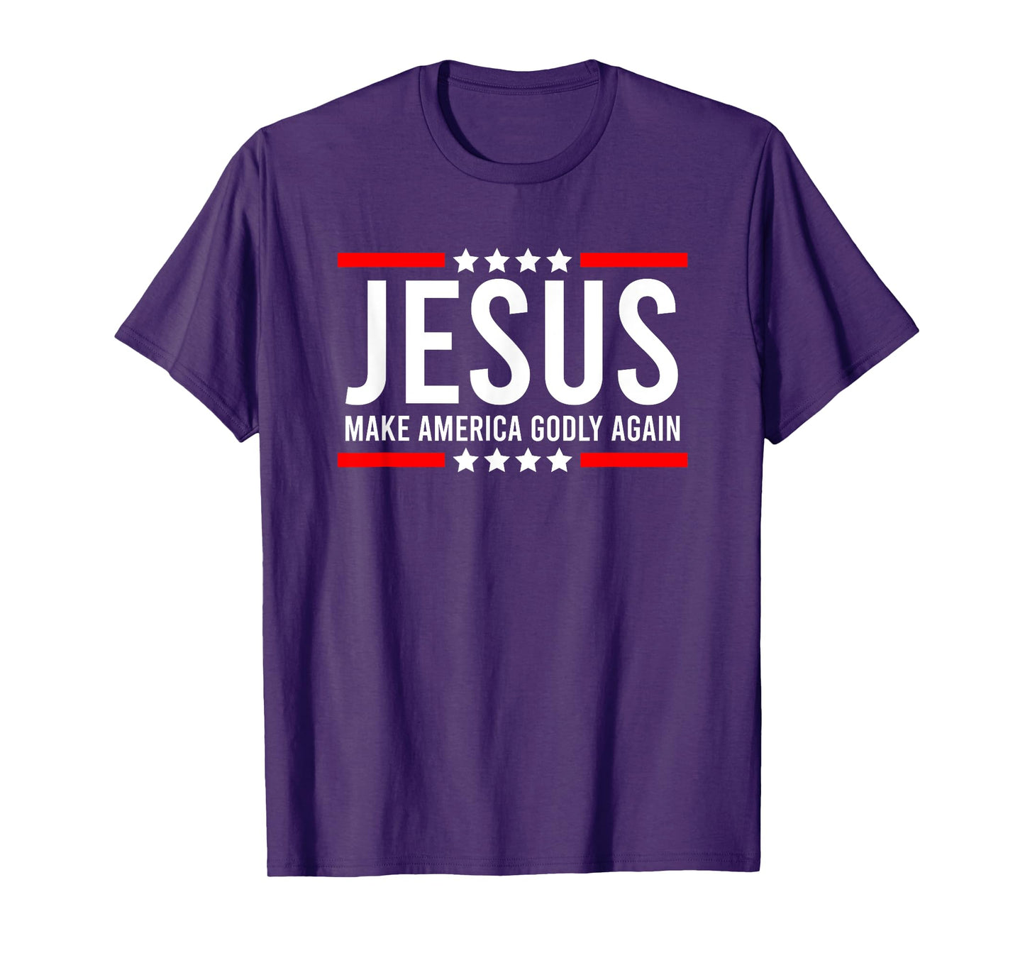 Jesus Make America Godly Again Patriotic Christian men T-Shirt