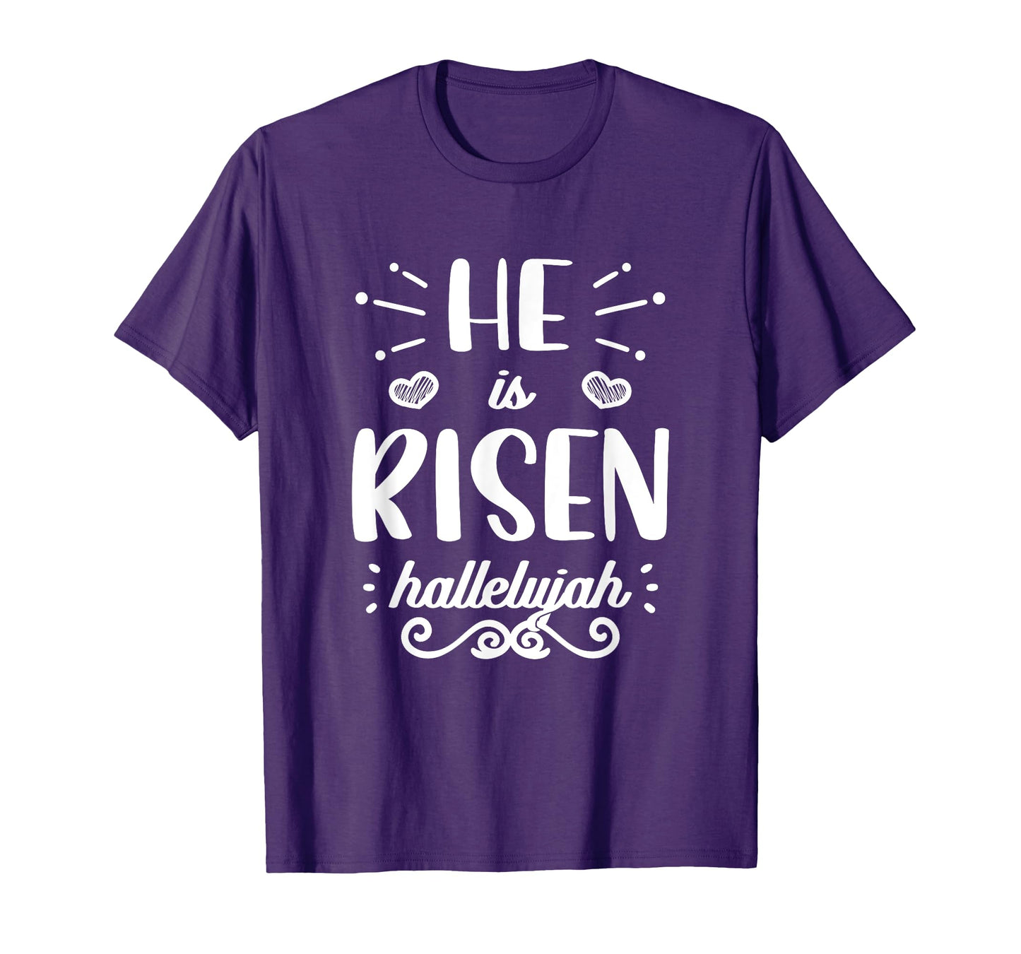 He Is Risen Hallelujah Easter Christian Religious Jesus T-Shirt