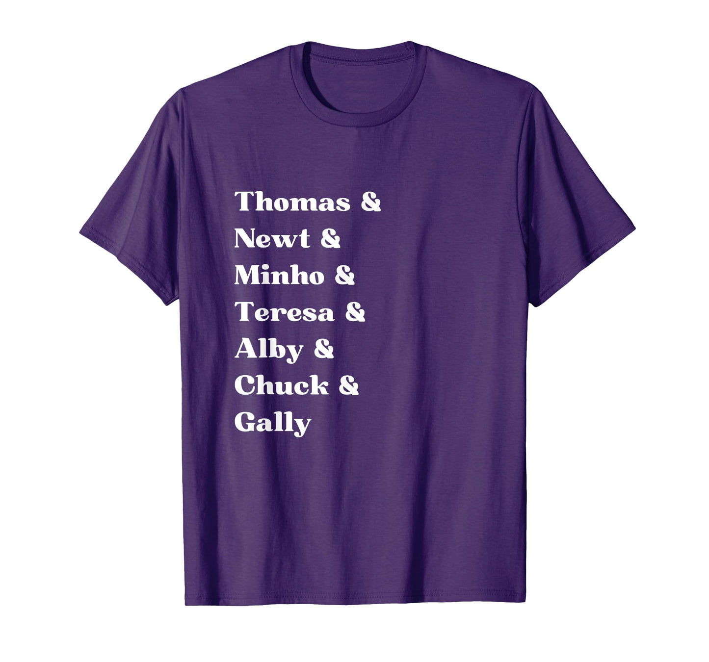 Minimalist Character Names The Maze Runner Fantasy Reader T-Shirt