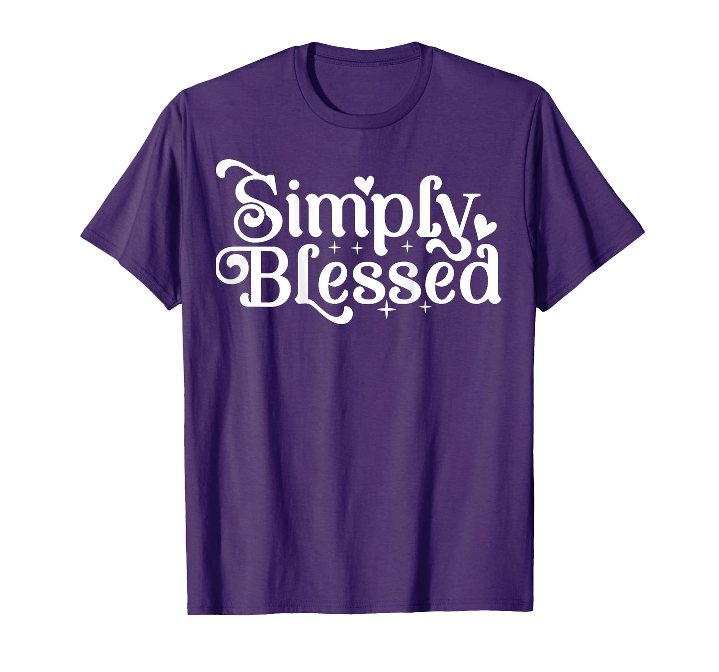 Blessed Beyond Measure Simply Blessed Blessing ART ON BACK T-Shirt