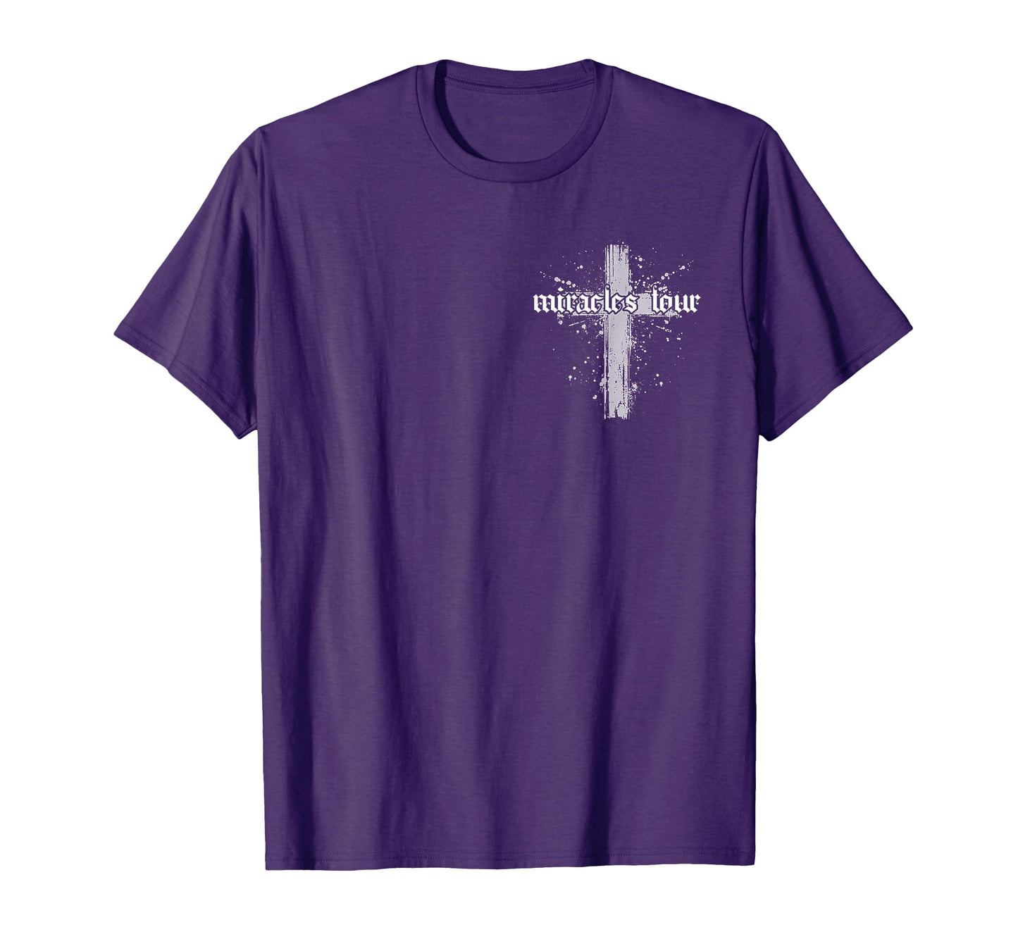 (2 Sides) Jesus Christ Miracles Tour T-Shirt