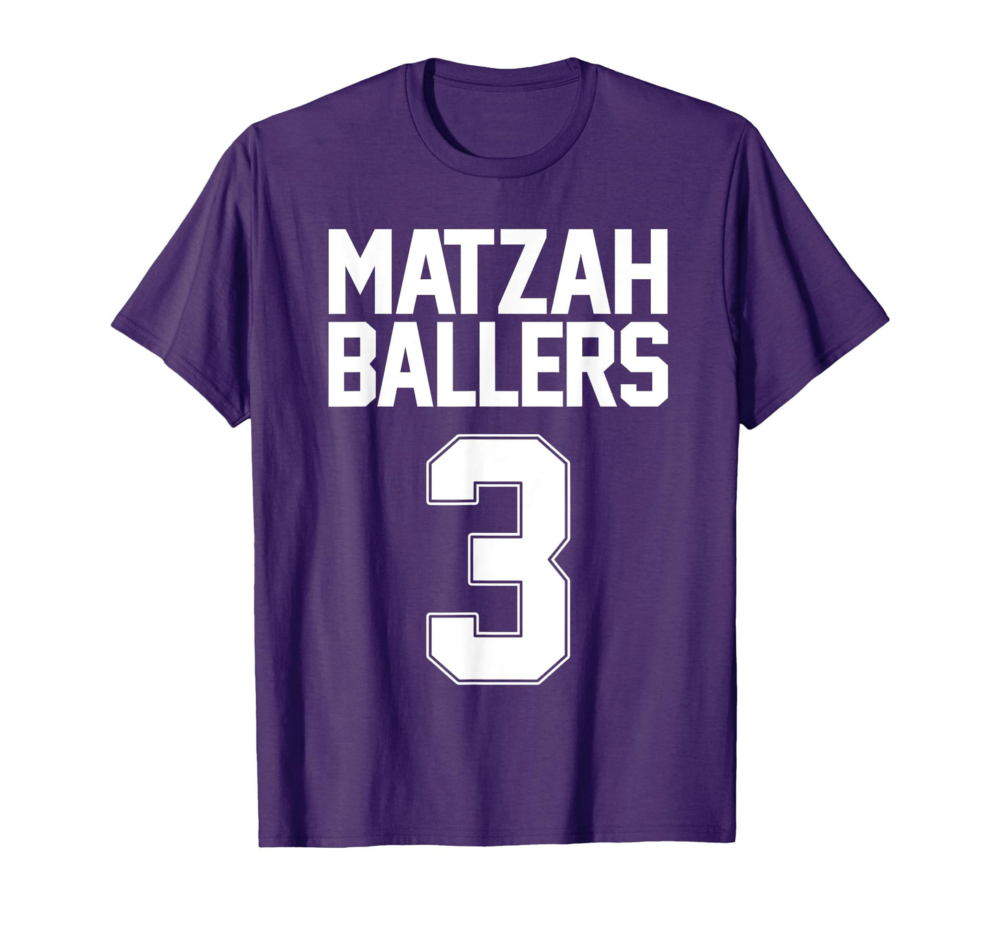 Matzah Baller 3 Funny Jewish Basketball Team Matzo Balls T-Shirt
