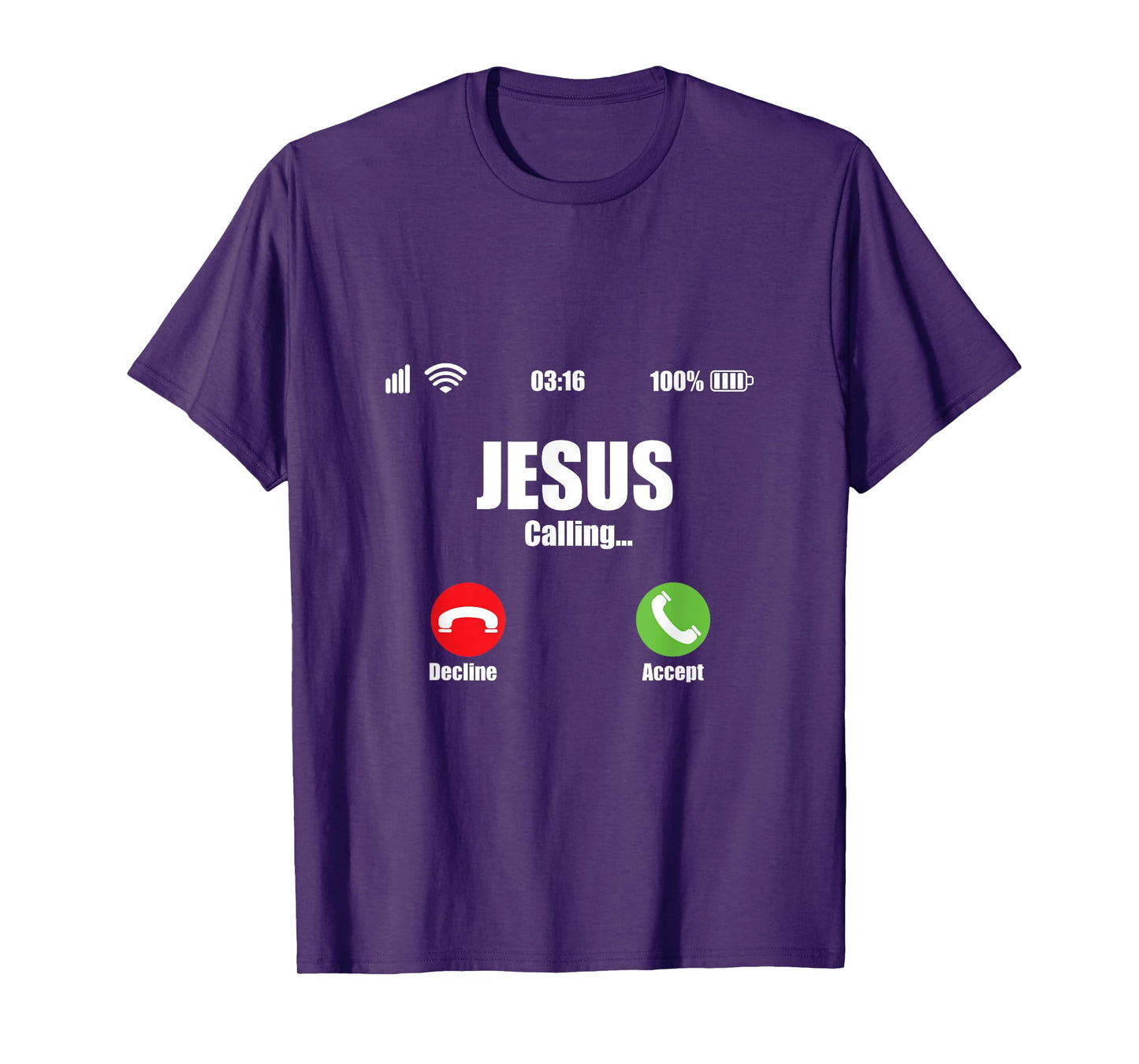 Jesus Is Calling Shirt Christian Cross Modern Believe T-Shirt