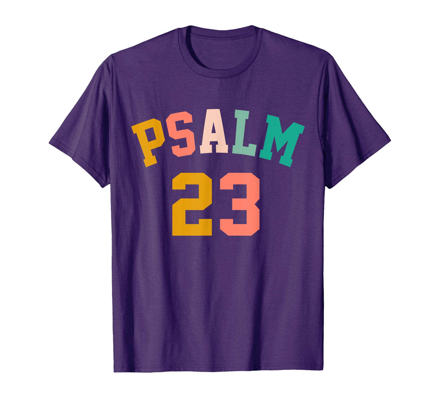 Pastel Psalm 23, Retro Christian Tee, Christian Bible T-Shirt