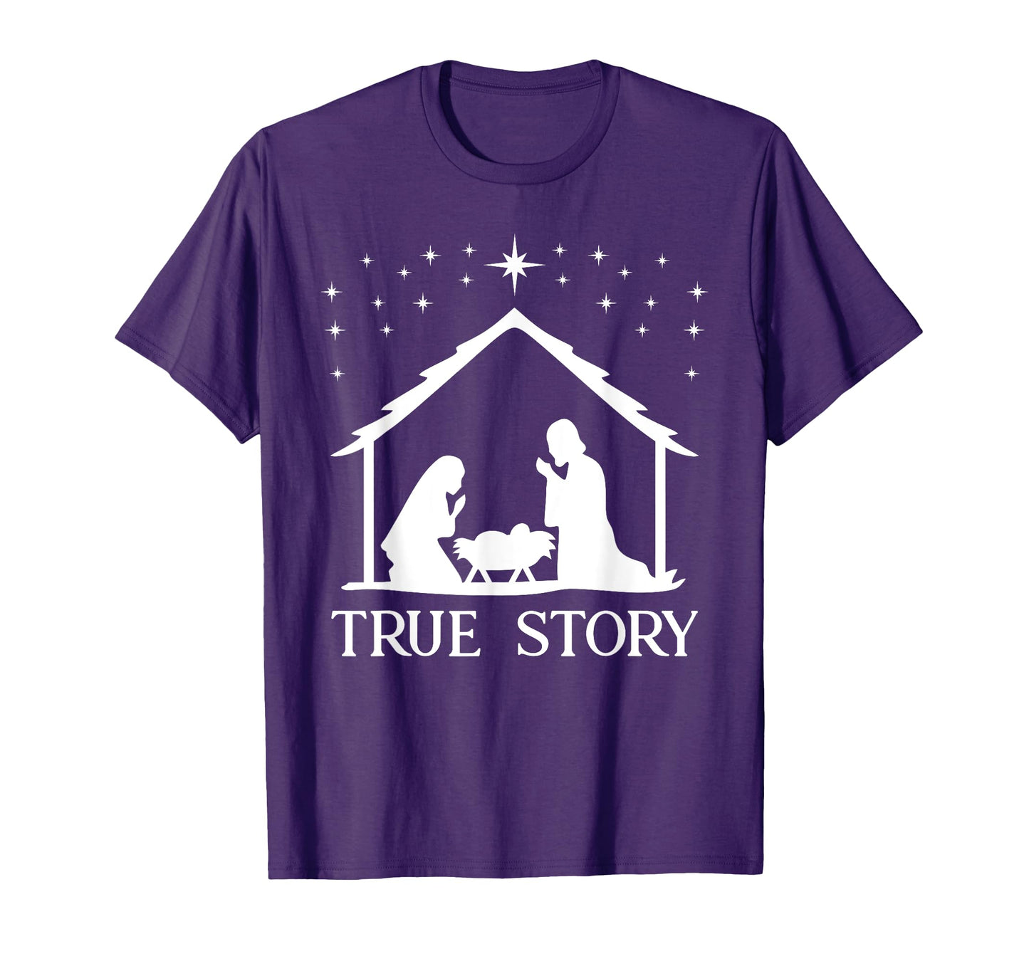 True Story of Jesus Birth Nativity Religious Christmas Gift T-Shirt