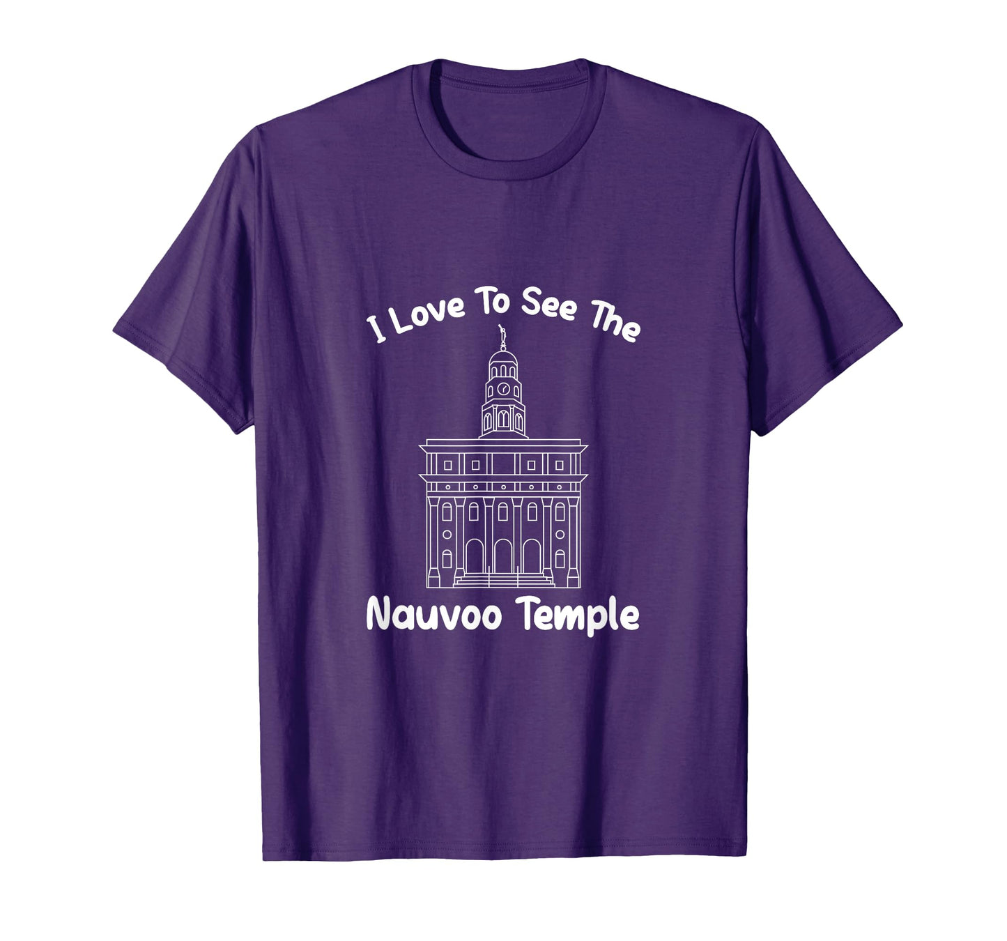 Nauvoo IL Temple, I love to see my temple, primary T-Shirt