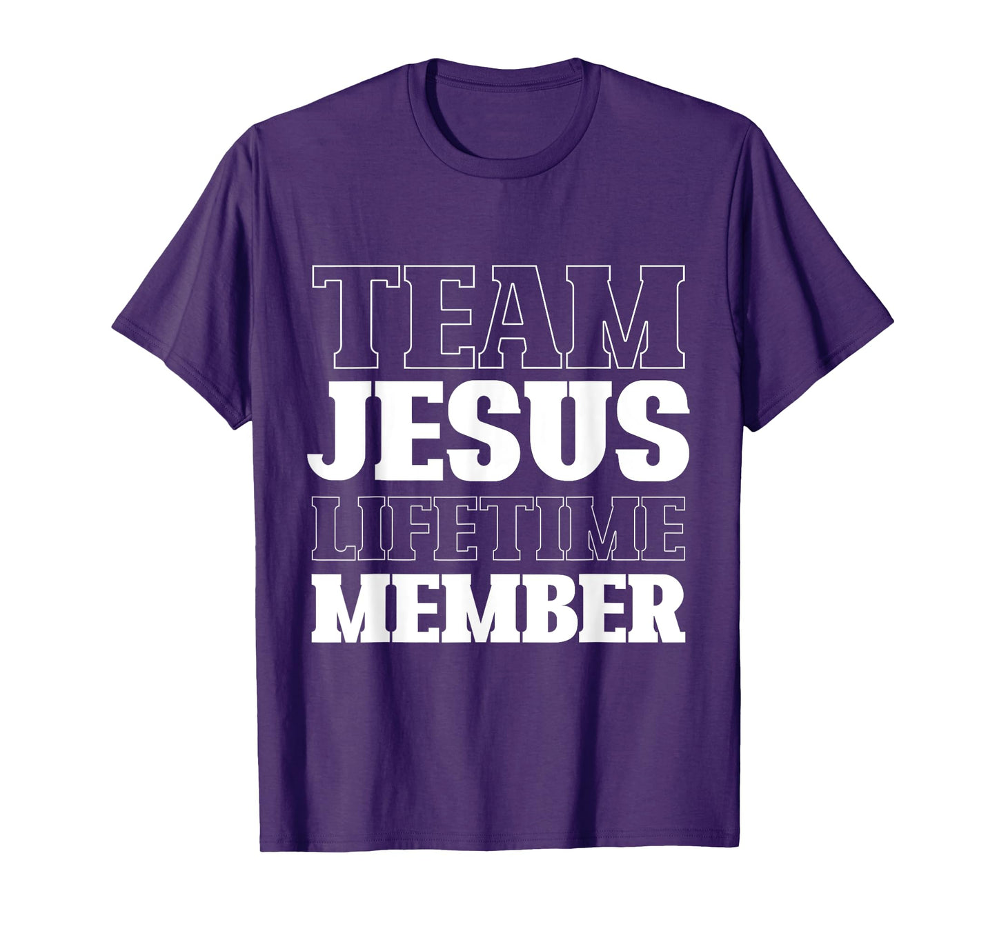 Team Jesus Lifetime Member Funny Religion Christian Gifts T-Shirt
