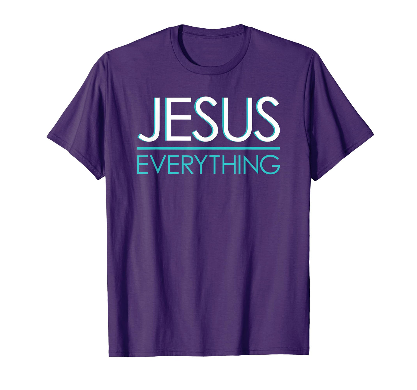 Jesus Over Everything praise Christian worship tee shirt T-Shirt
