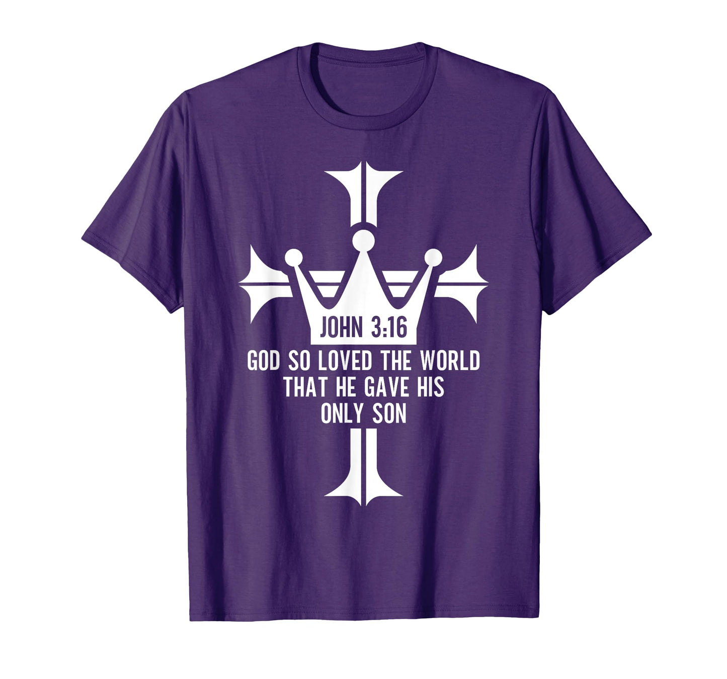 John 3:16 Christian Cross Bible T-Shirt