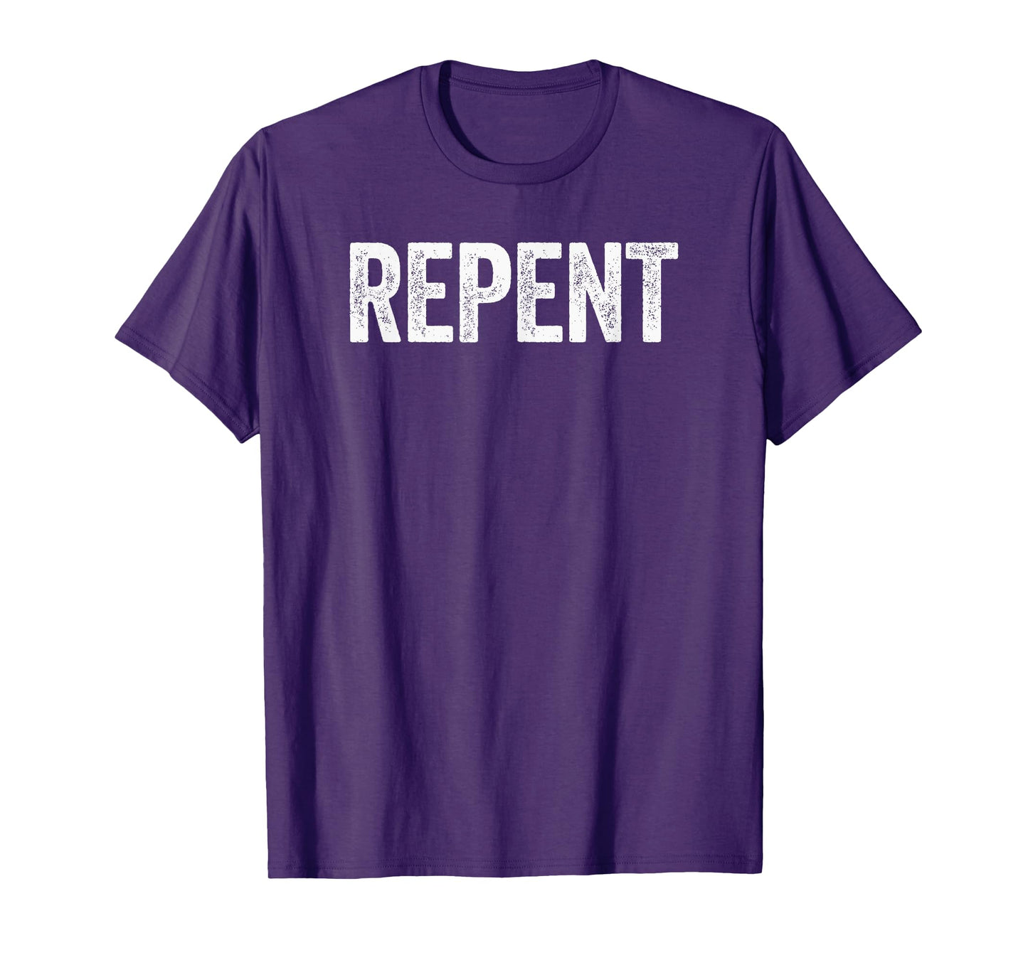 Repent Bold Text Christian T-Shirt