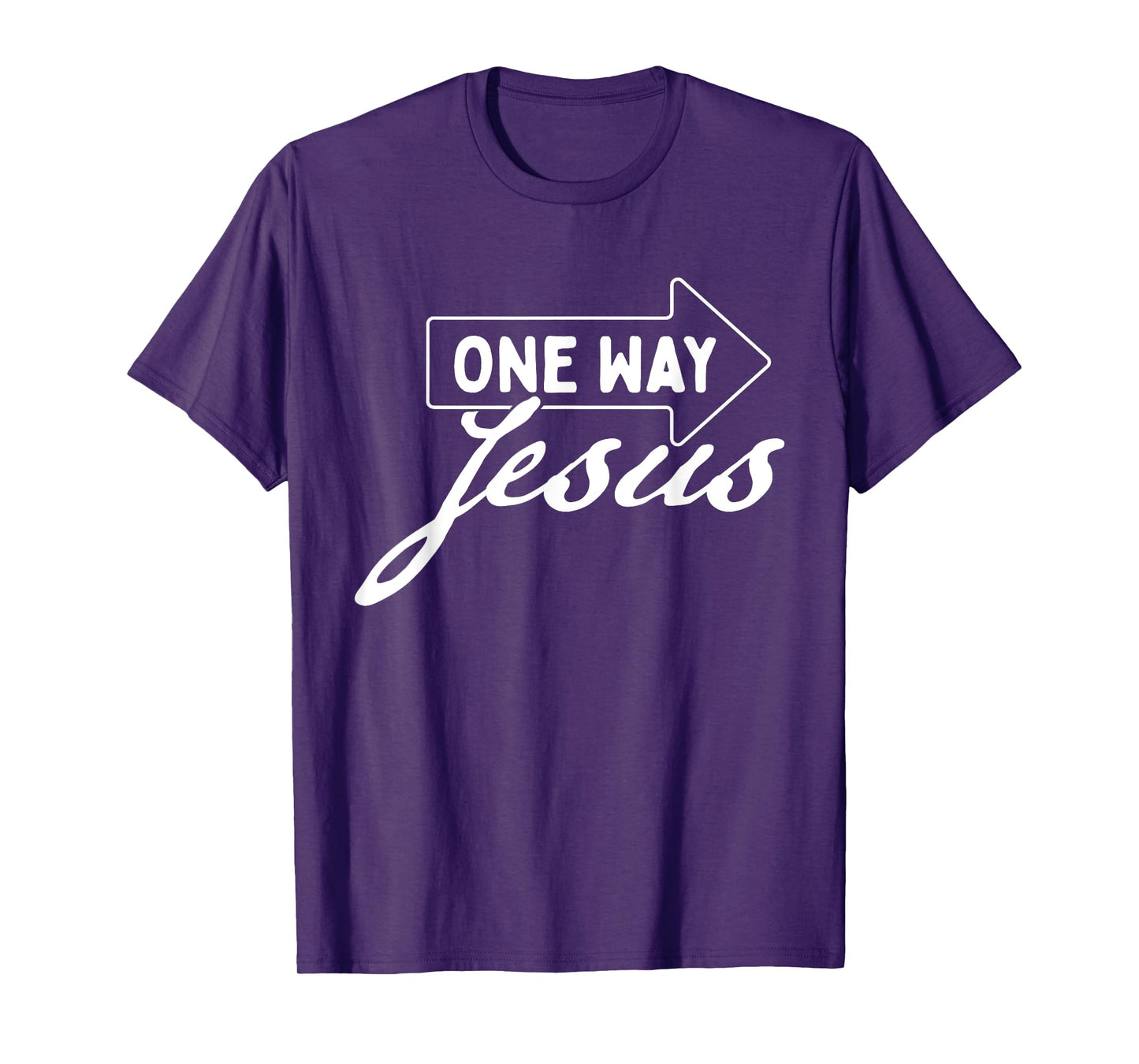 One Way Jesus - Bible Christian Faith Inspirational T-Shirt
