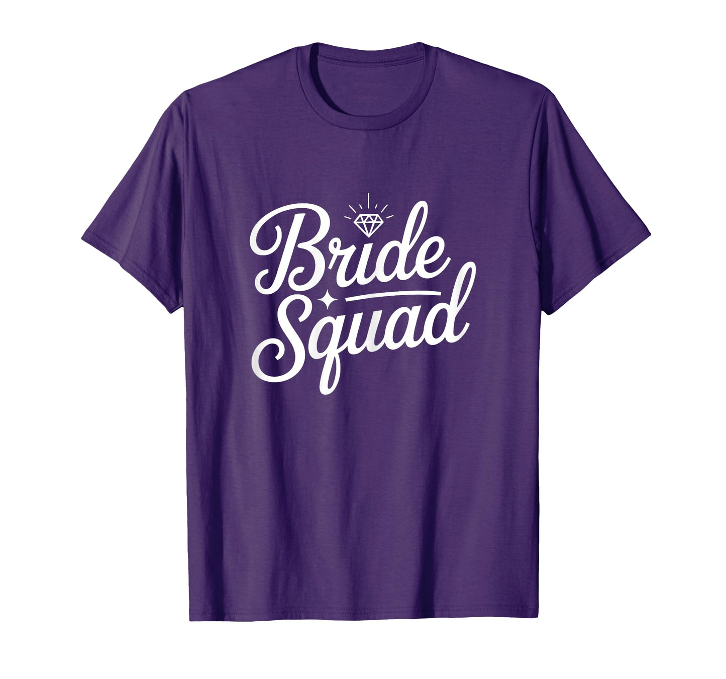 Bride Squad Shirt Women Bridesmaid Bachelorette Bridal Party T-Shirt