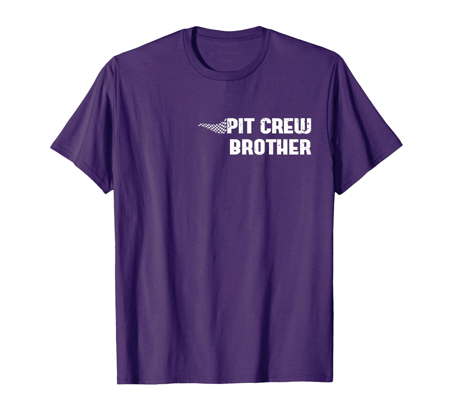 Pit Crew Brother Racing Car Family Matching Birthday Party T-Shirt