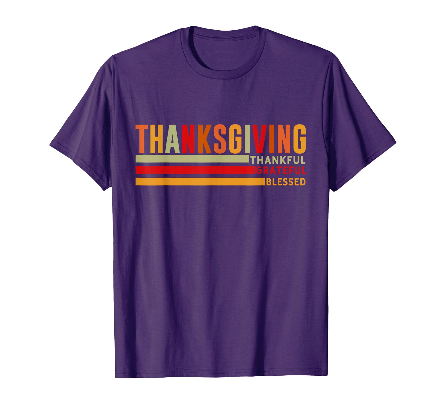 Thanksgiving Thankful Grateful Blessed Thanksgiving T-Shirt