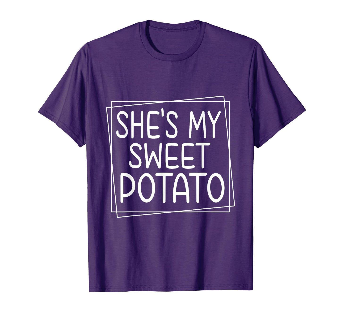 She's My Sweet Potato I Yam Thanksgiving Matching Couples T-Shirt