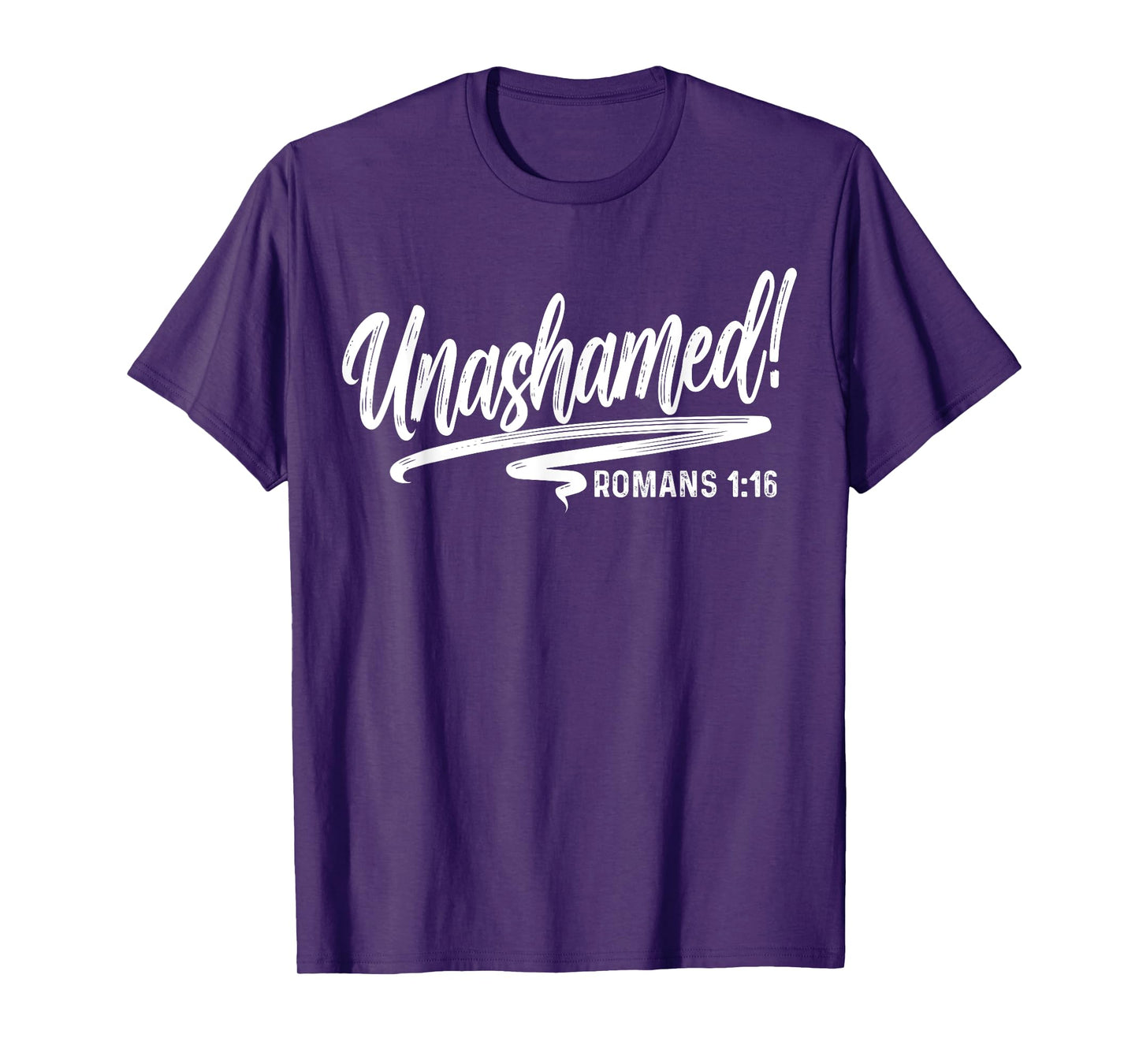 Unashamed Romans 1:16 Love Jesus Christian Christmas T-Shirt