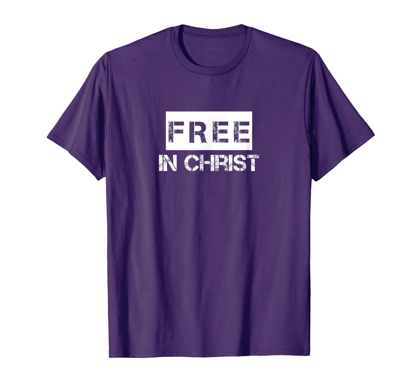 Free in Christ Christian Unisex Design for Men,Women,Youth T-Shirt