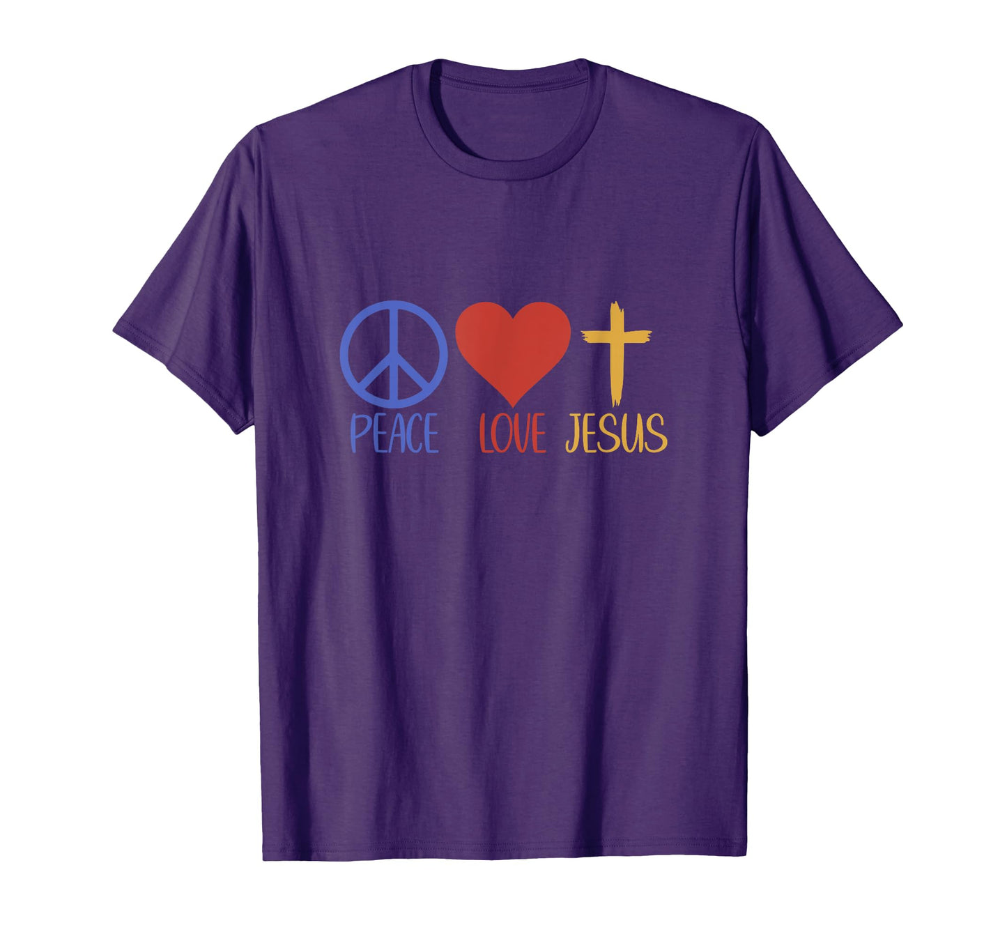 Peace Love Jesus God Faith Jesus T-Shirt