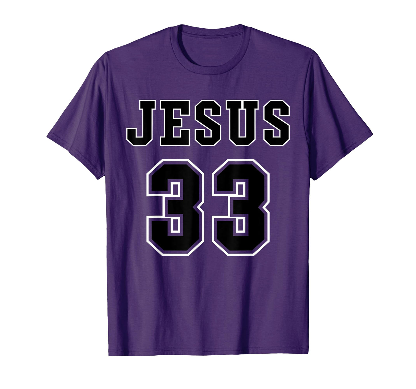 Jesus 33 Black Design T-Shirt