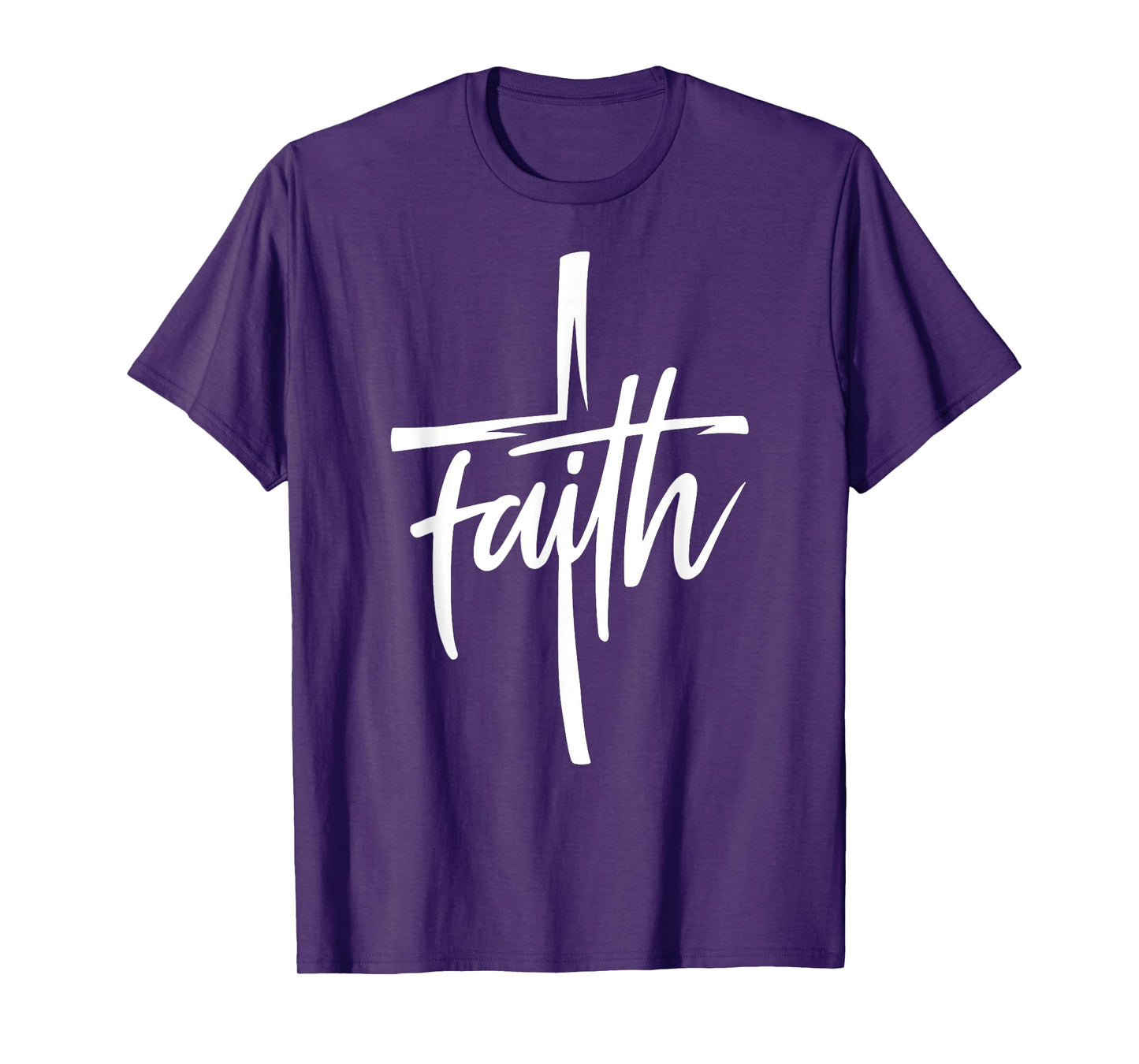 Faith Cross Christian Christ Faith Over Fear Cross Vintage T-Shirt