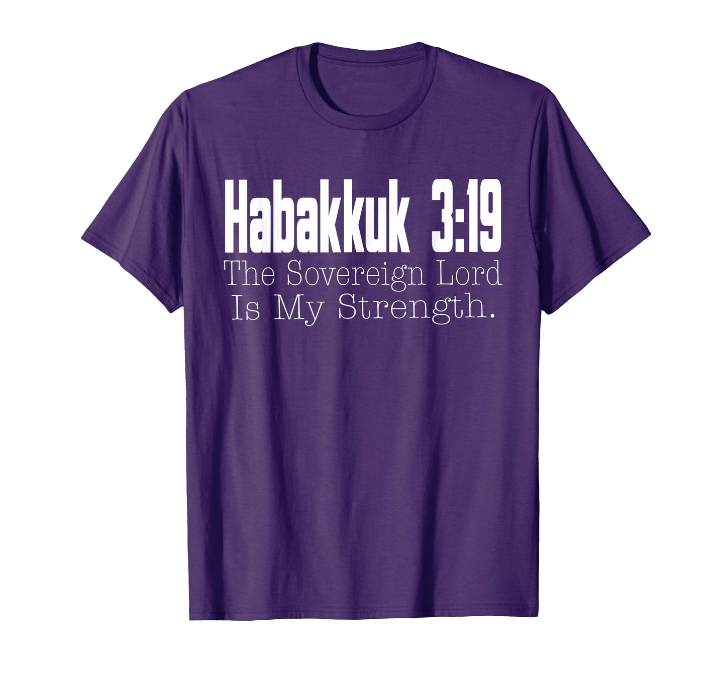 Habakkuk 3:19 Bible Verse Religious Christian Faith T-Shirt
