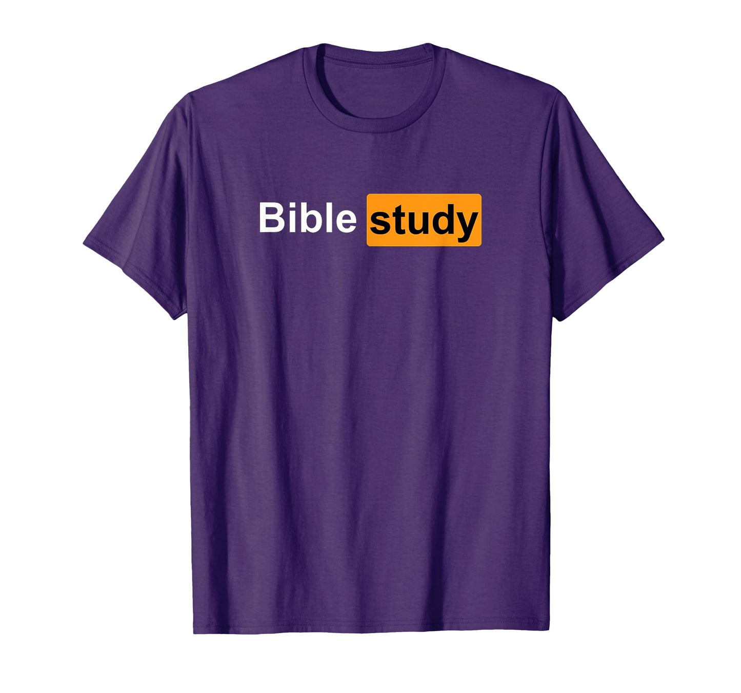 Bible Study Funny Ironic Logo T-Shirt