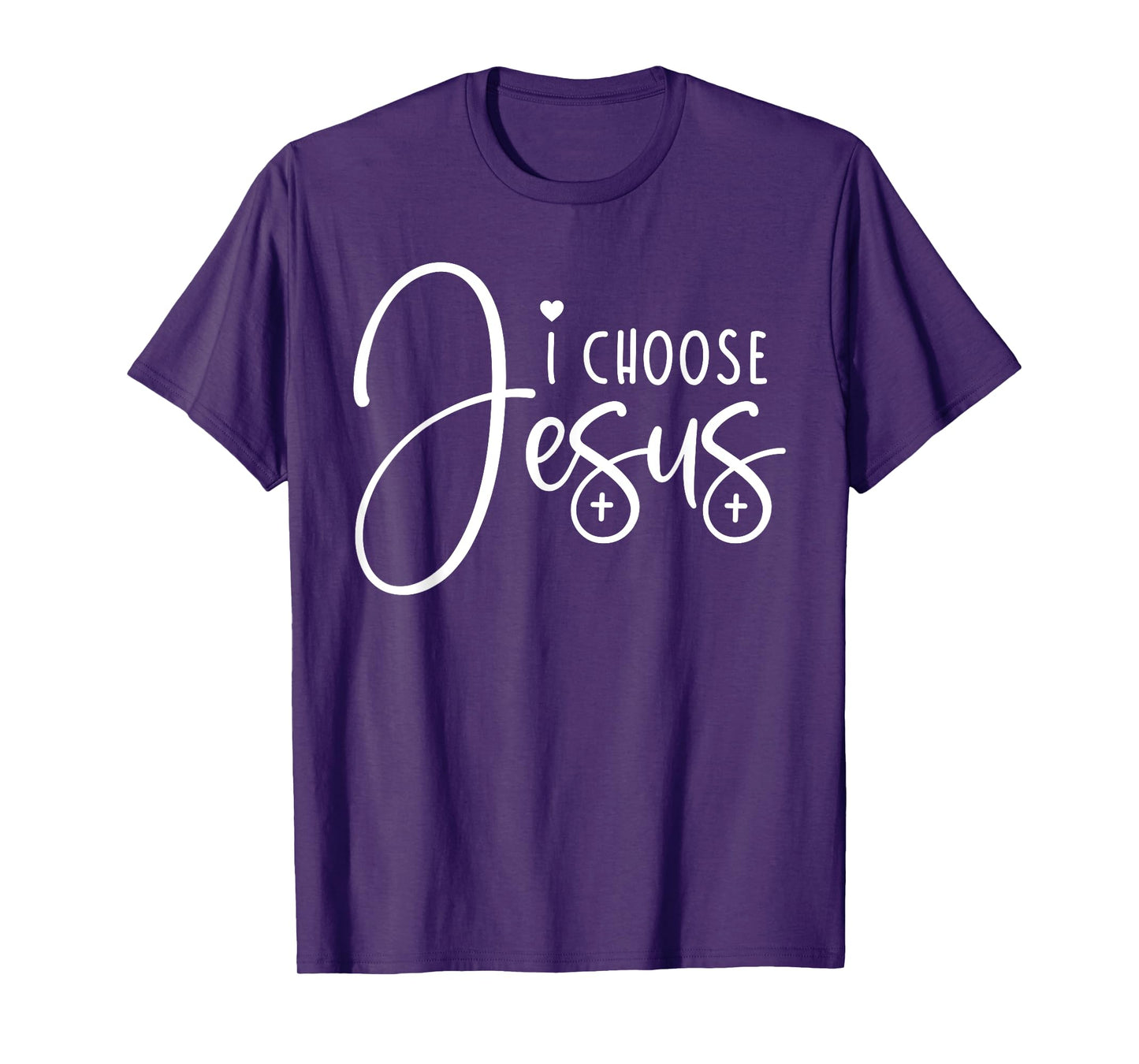 I Choose Jesus Tee Christian Saying Apparel Bible Faith T-Shirt