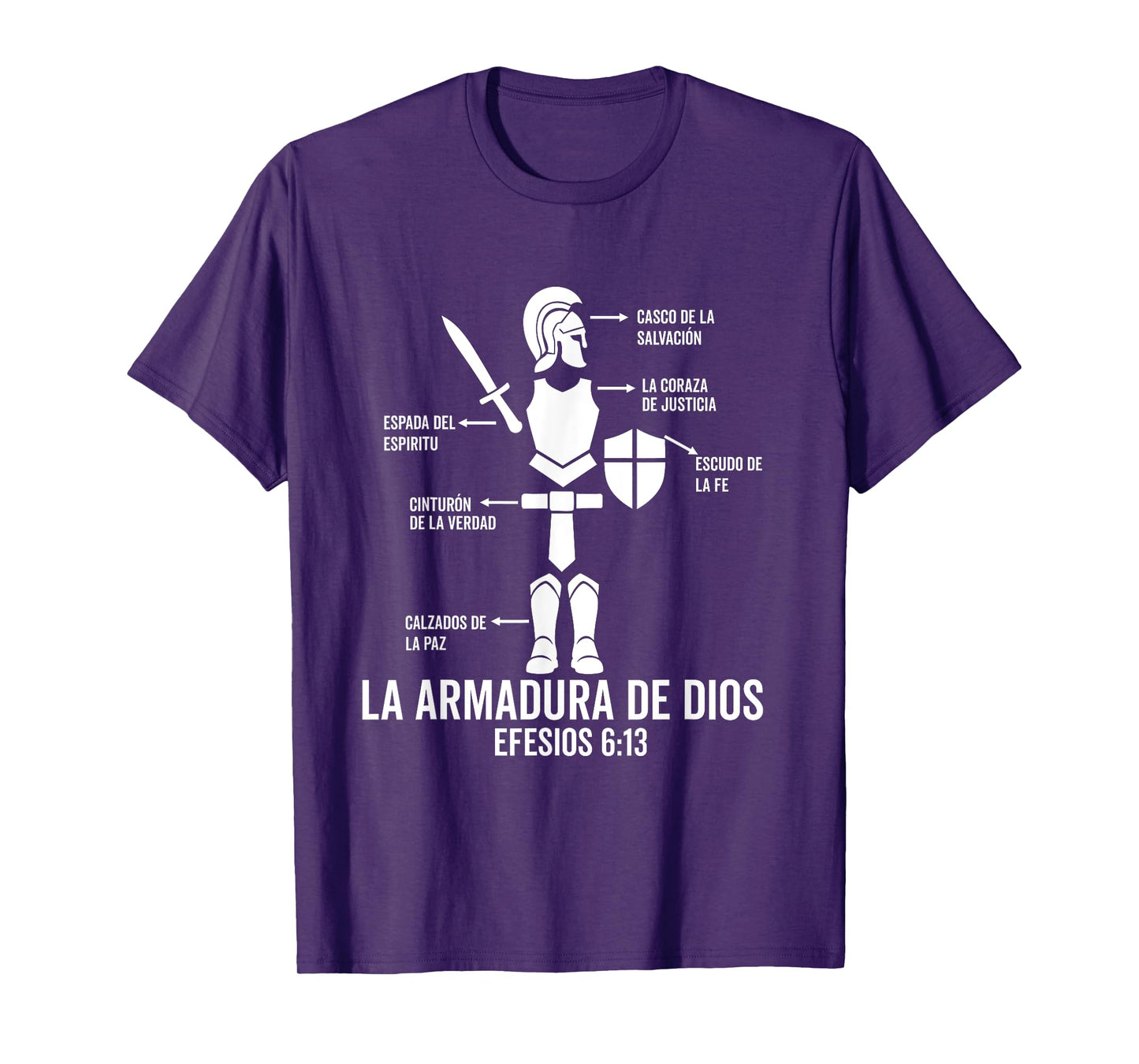 Camiseta cristiana en espanol Versiculo Spanish Christians T-Shirt
