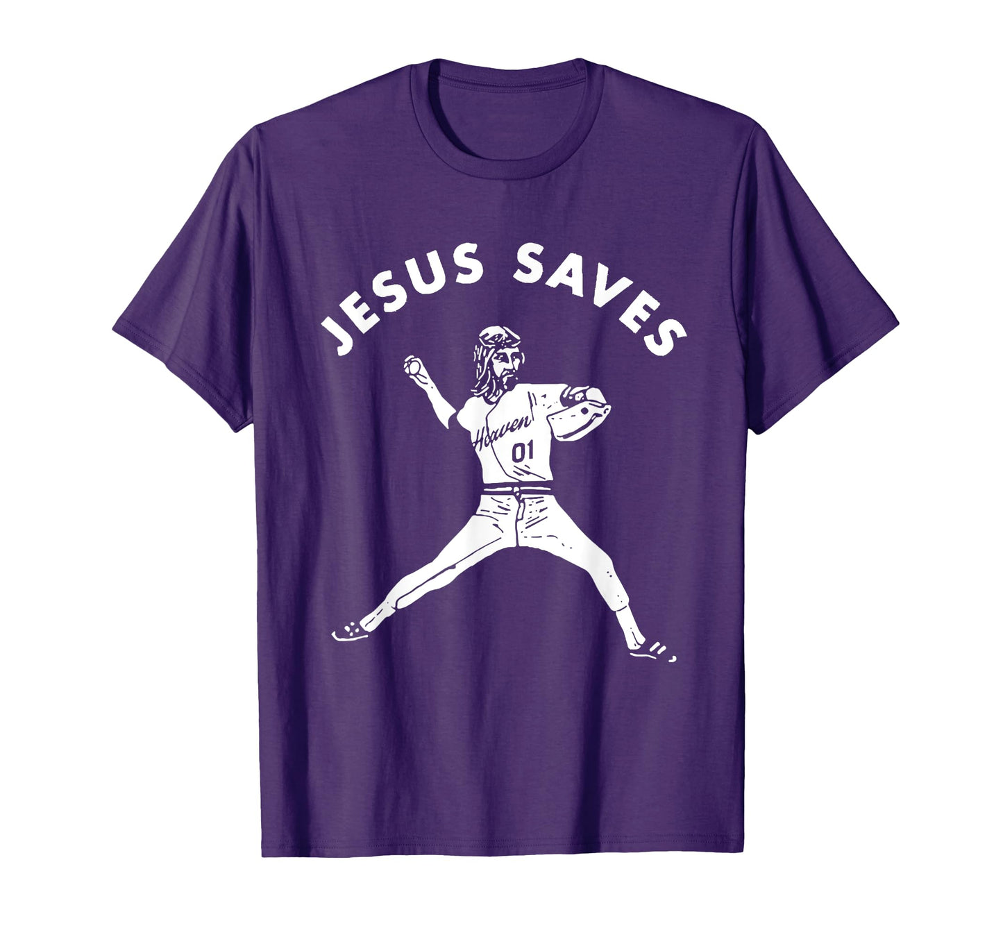 Jesus Saves Shirt Religious Christian Faith Baseball T-Shirt