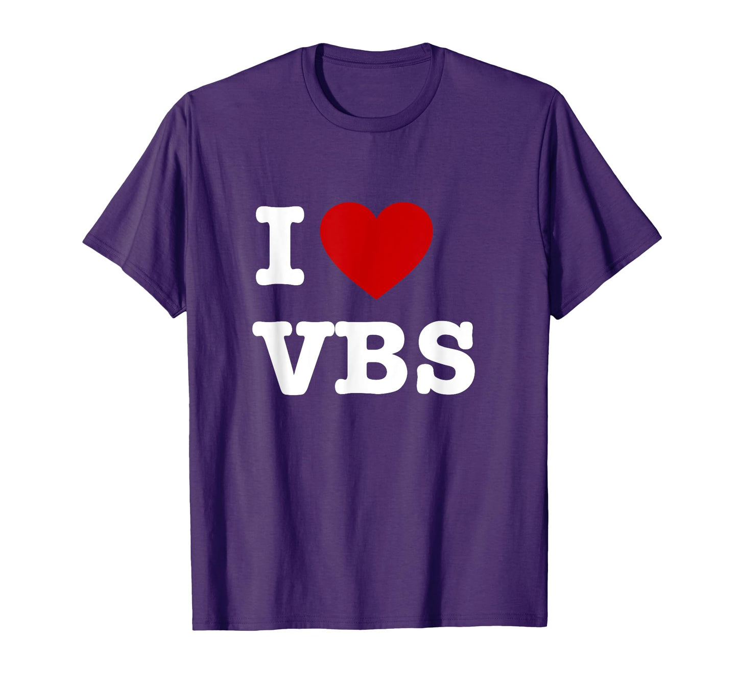 VBS I love Vacation Bible School Christian VBS Church Jesus T-Shirt