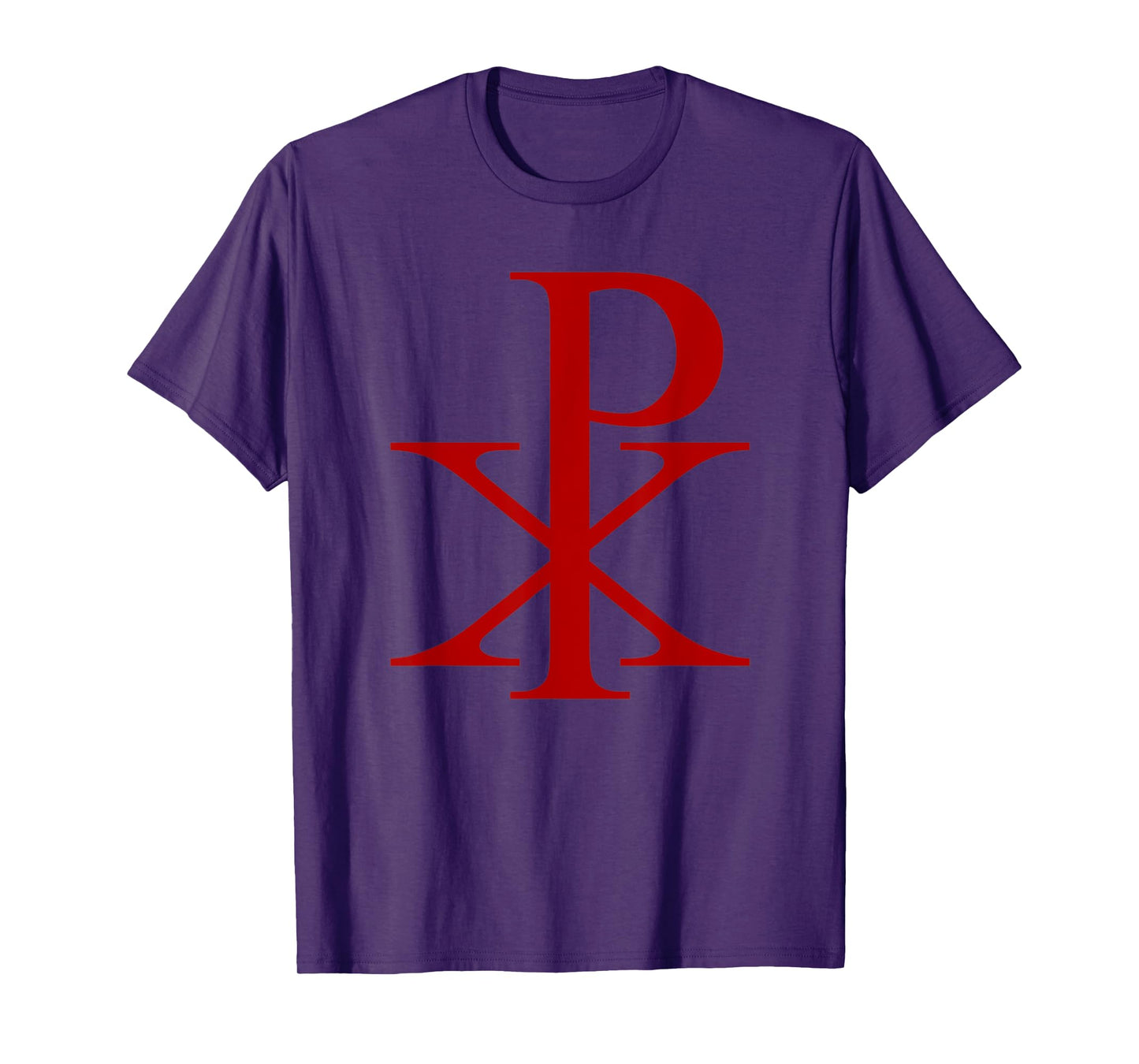 Vintage Red Christ Chi Rho Christian Monogram Christogram T-Shirt