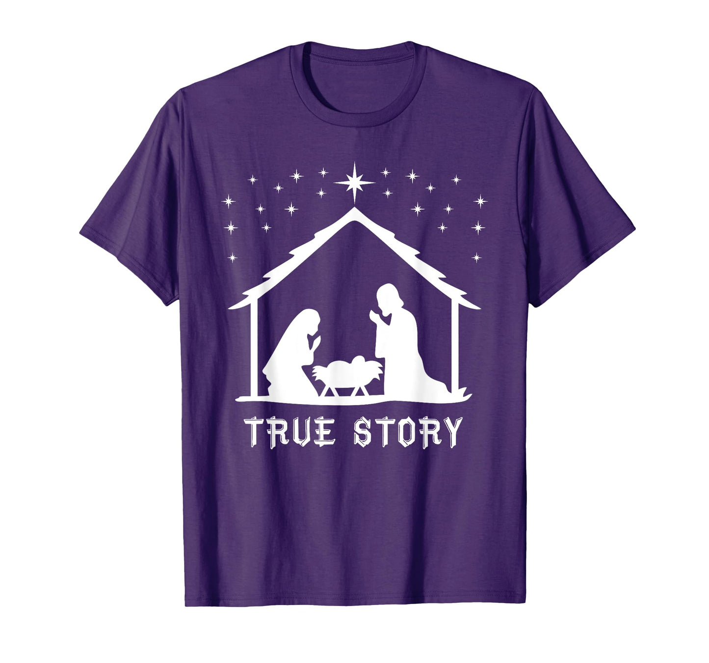 True Story of Jesus Birth Christmas Nativity Catholic T-Shirt