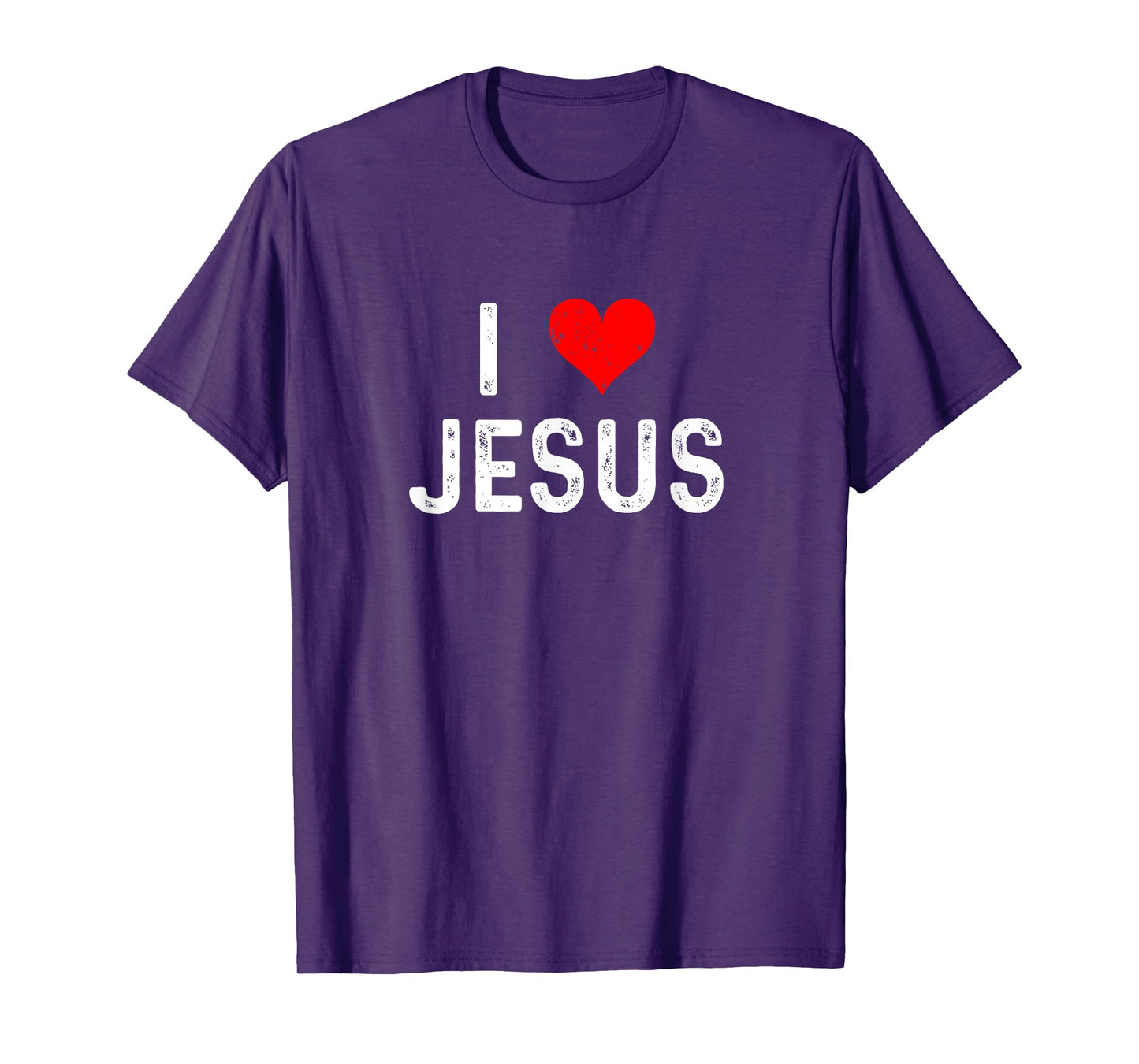I Love Jesus - Heart - Church Bible God Catholic Christian T-Shirt