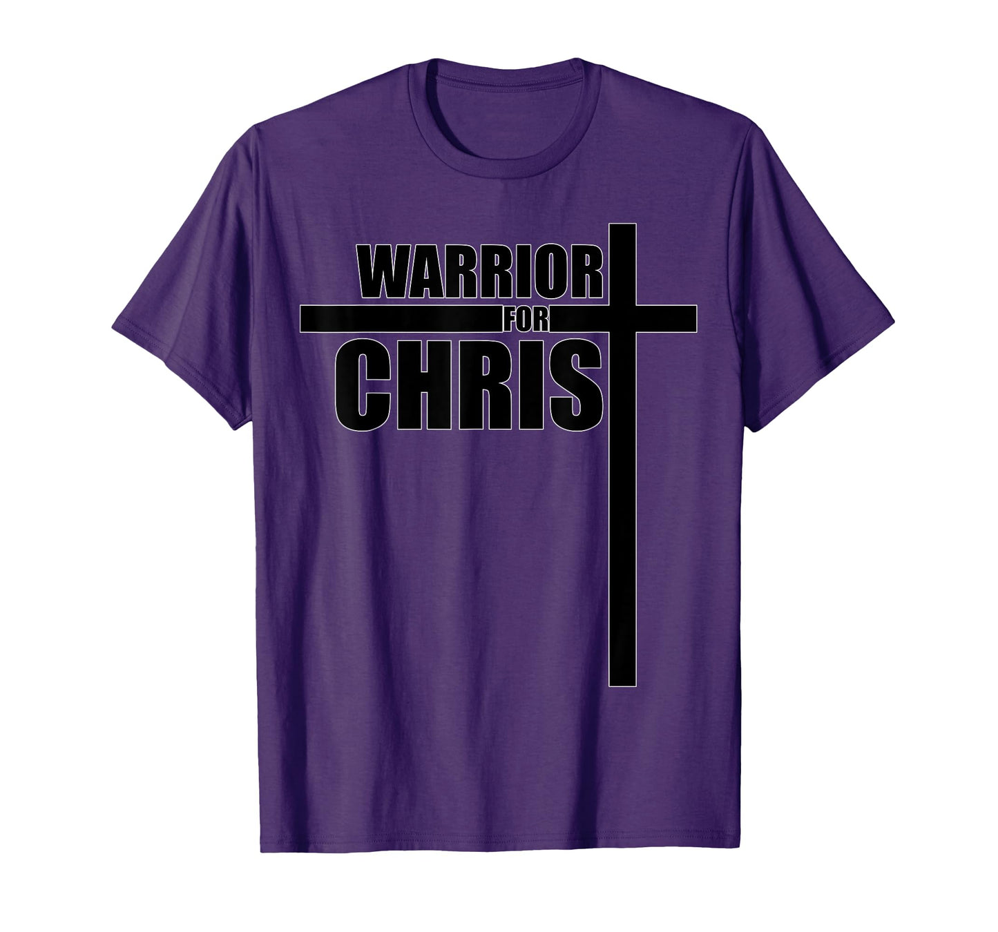 Positive And Encouraging Christian Cross Warrior For Christ T-Shirt
