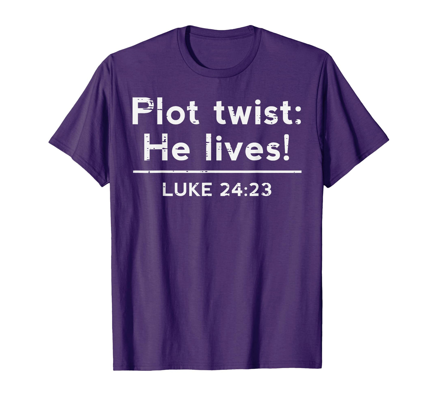 Easter Plot Twist He Lives Jesus Christian Men Women Kids T-Shirt