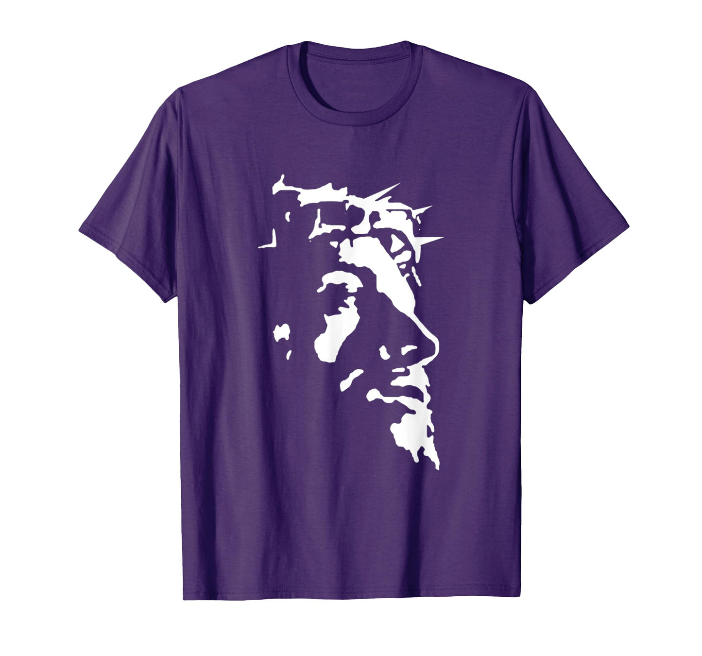 Jesus Christ Face With Crown Of Thorns God Bible T-Shirt