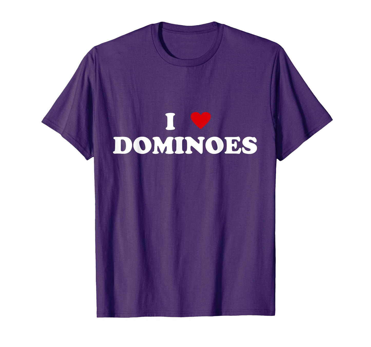 I Heart Domino Player - I Love Dominoes T-Shirt