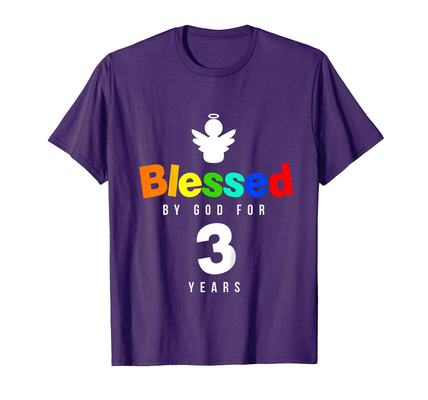 3rd Birthday Christian gift Blessed by God for 3 years old T-Shirt