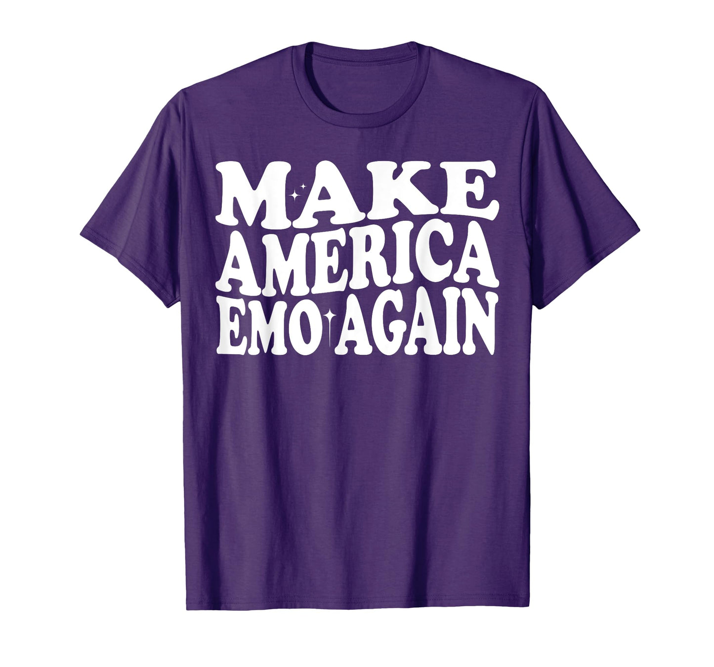 MAKE AMERICA EMO AGAIN Funny Goth US Saying T-Shirt