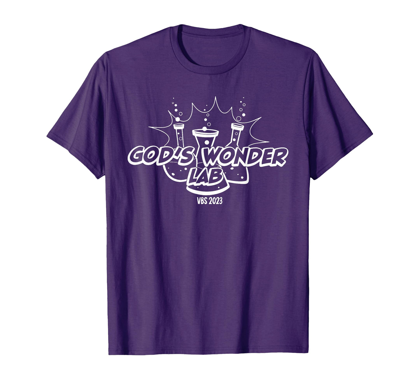 God's Wonder Lab VBS 2023 Christian Bible T-Shirt