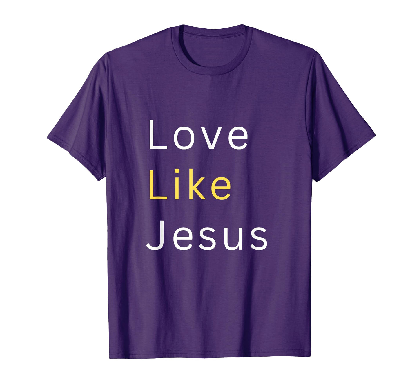 Love Like Jesus, Minimal Christian Faith T-Shirt