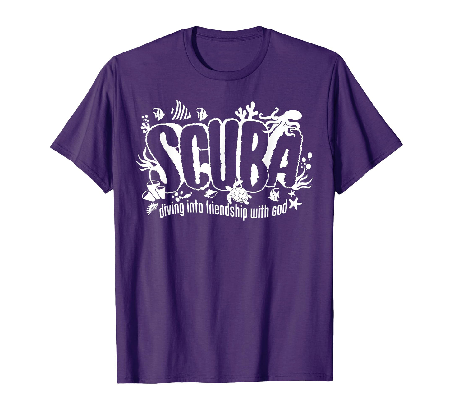 Scuba Diving Into Friendship with God Christian VBS 2024 T-Shirt