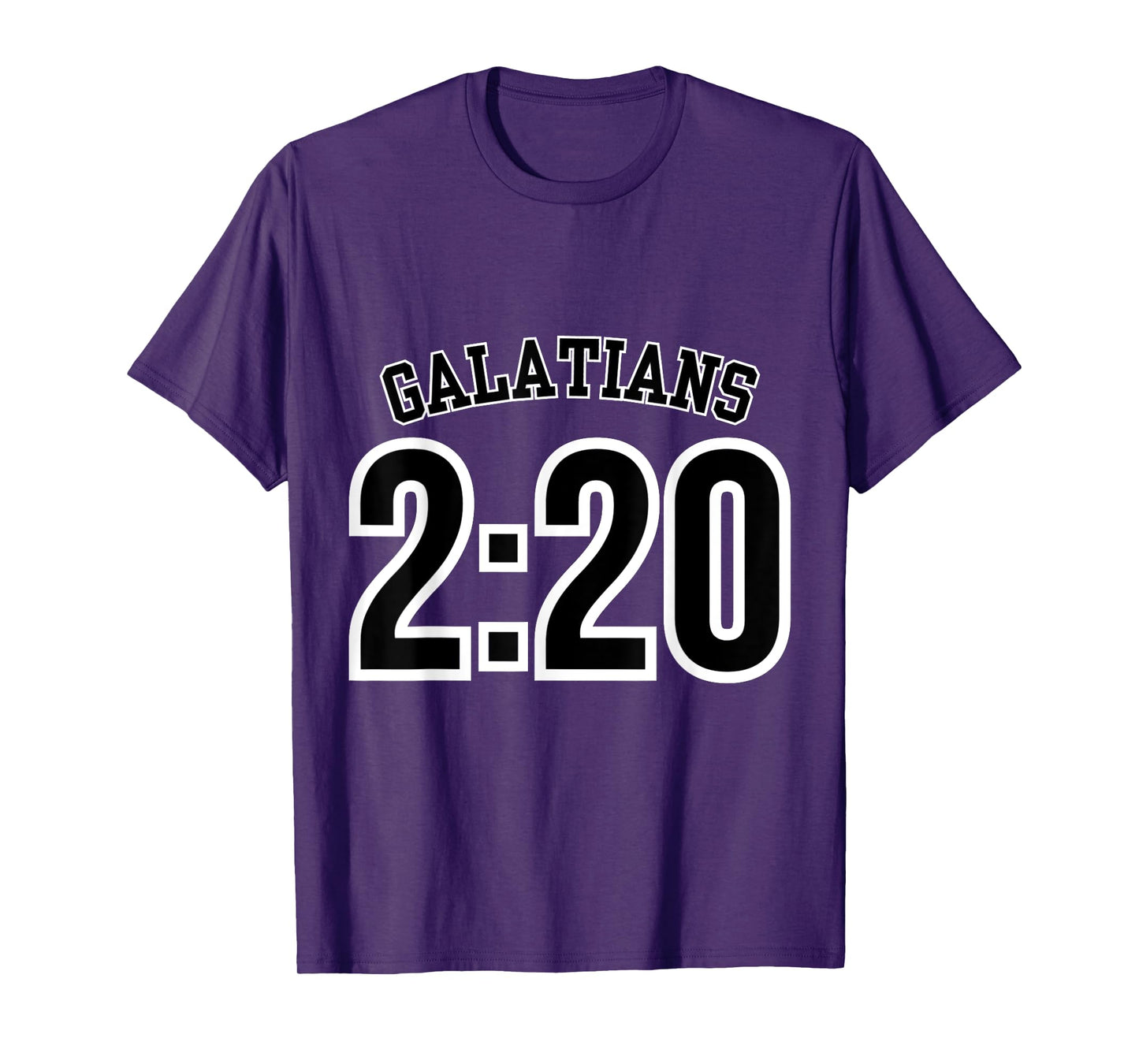 Galatians 2:20 Sports Jersey Christian Scripture Design T-Shirt