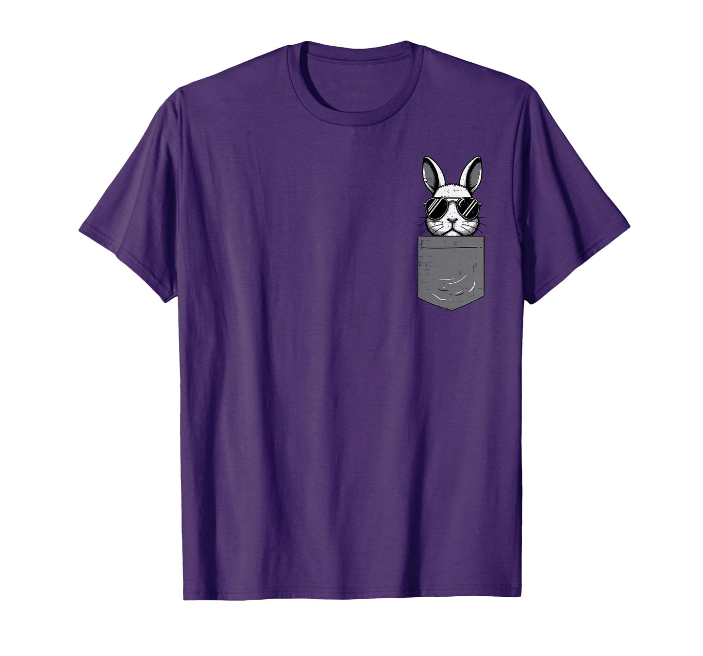 Easter Bunny Pocket Sunglasses Cool Rabbit Men Women Kids T-Shirt