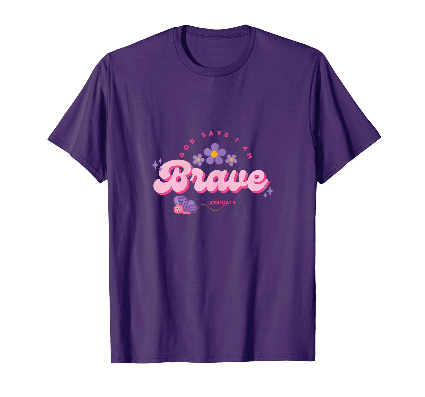 God Say's I Am Brave, Women, Youth and Girls T-Shirt