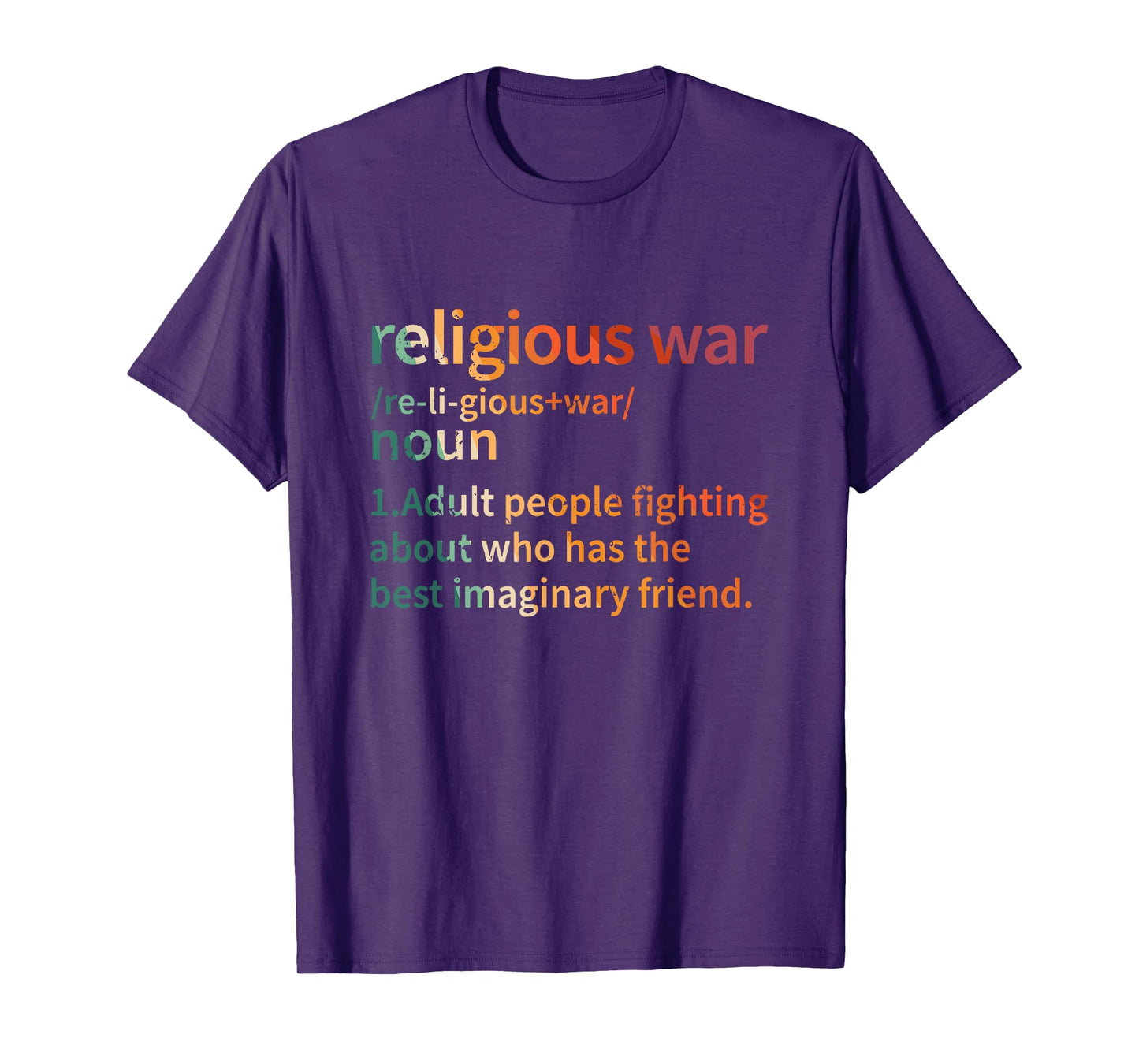 religious war dictionary sarcastic definition funny T-Shirt