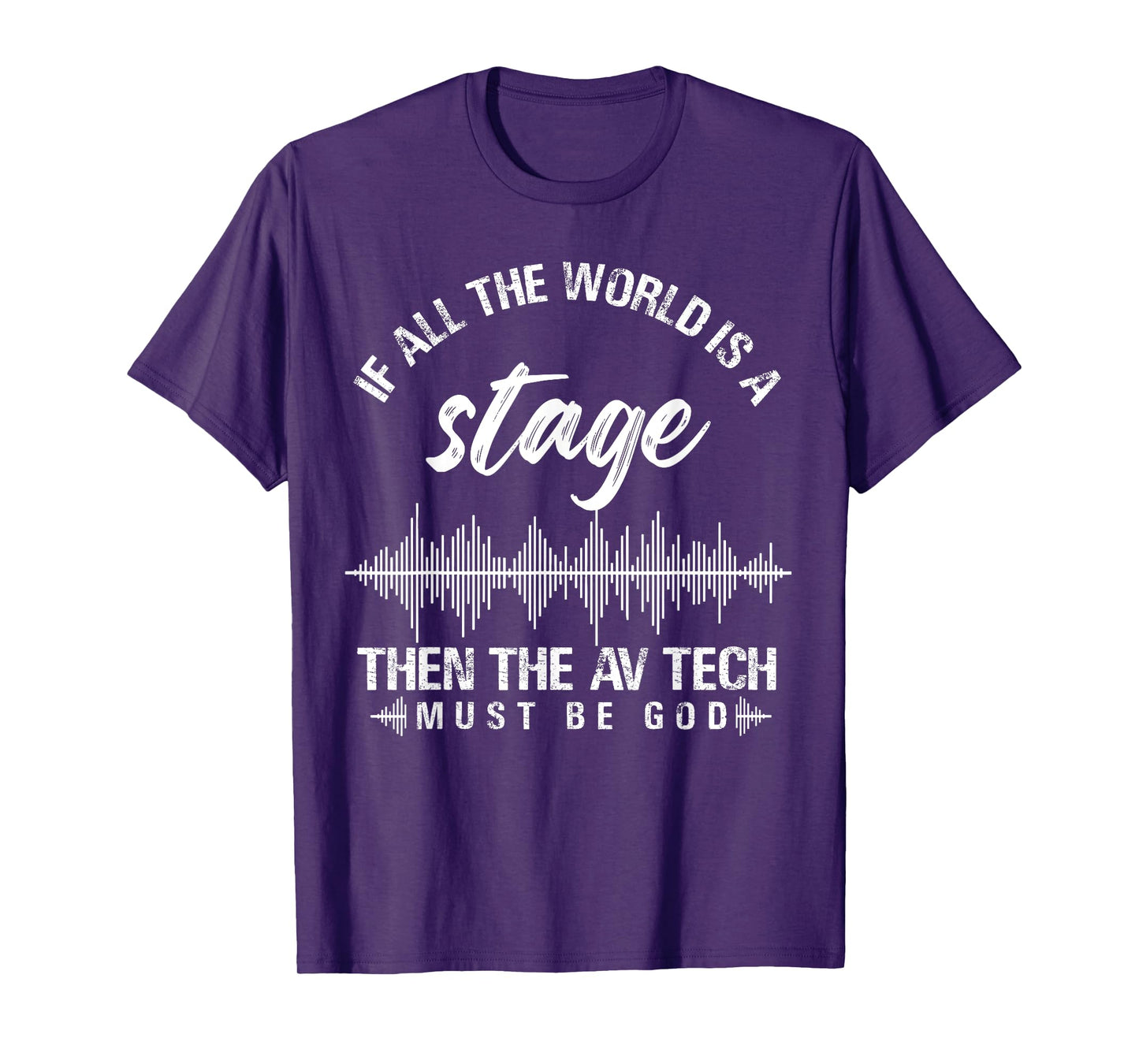AV Tech Stage God Design T-Shirt