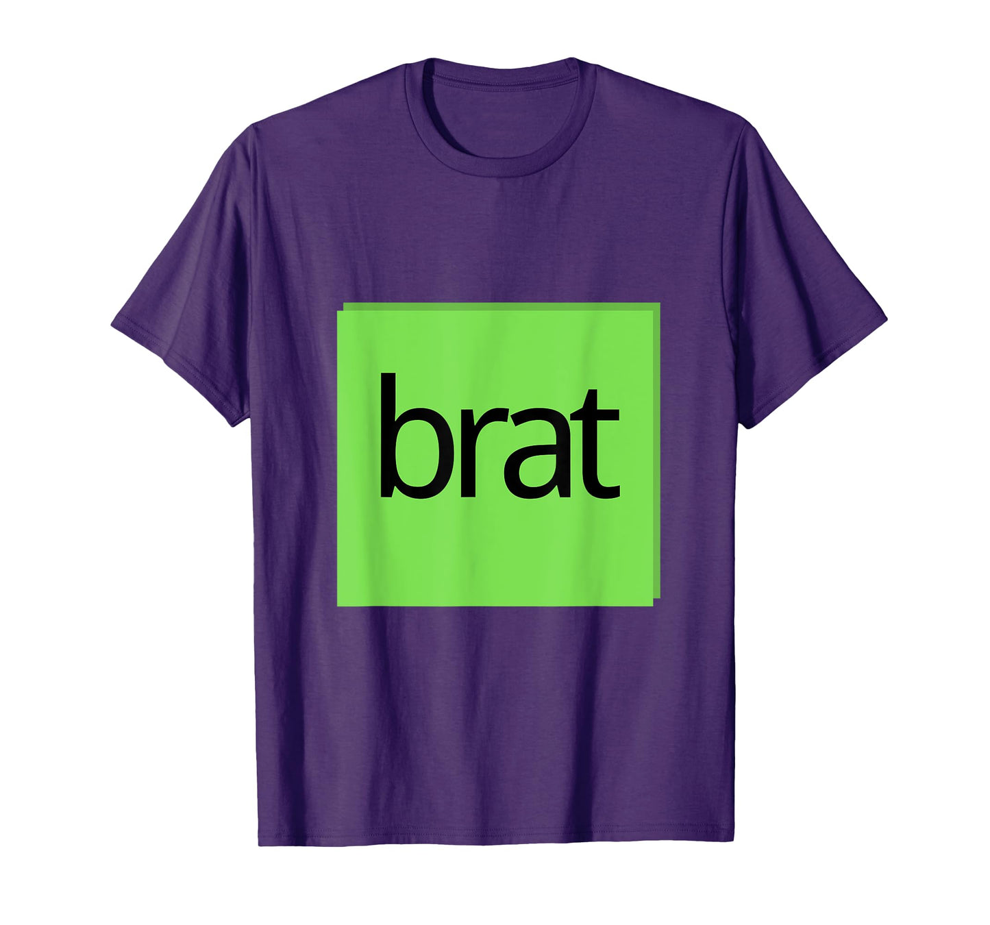 Funny Green Brat Design T-Shirt